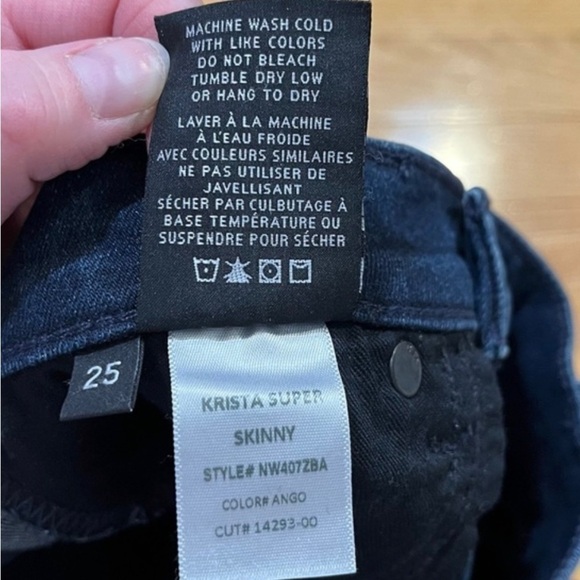 HUDSON Size 25 Krista Super Skinny Jeans Indigo Requiem Wash - Picture 7 of 8